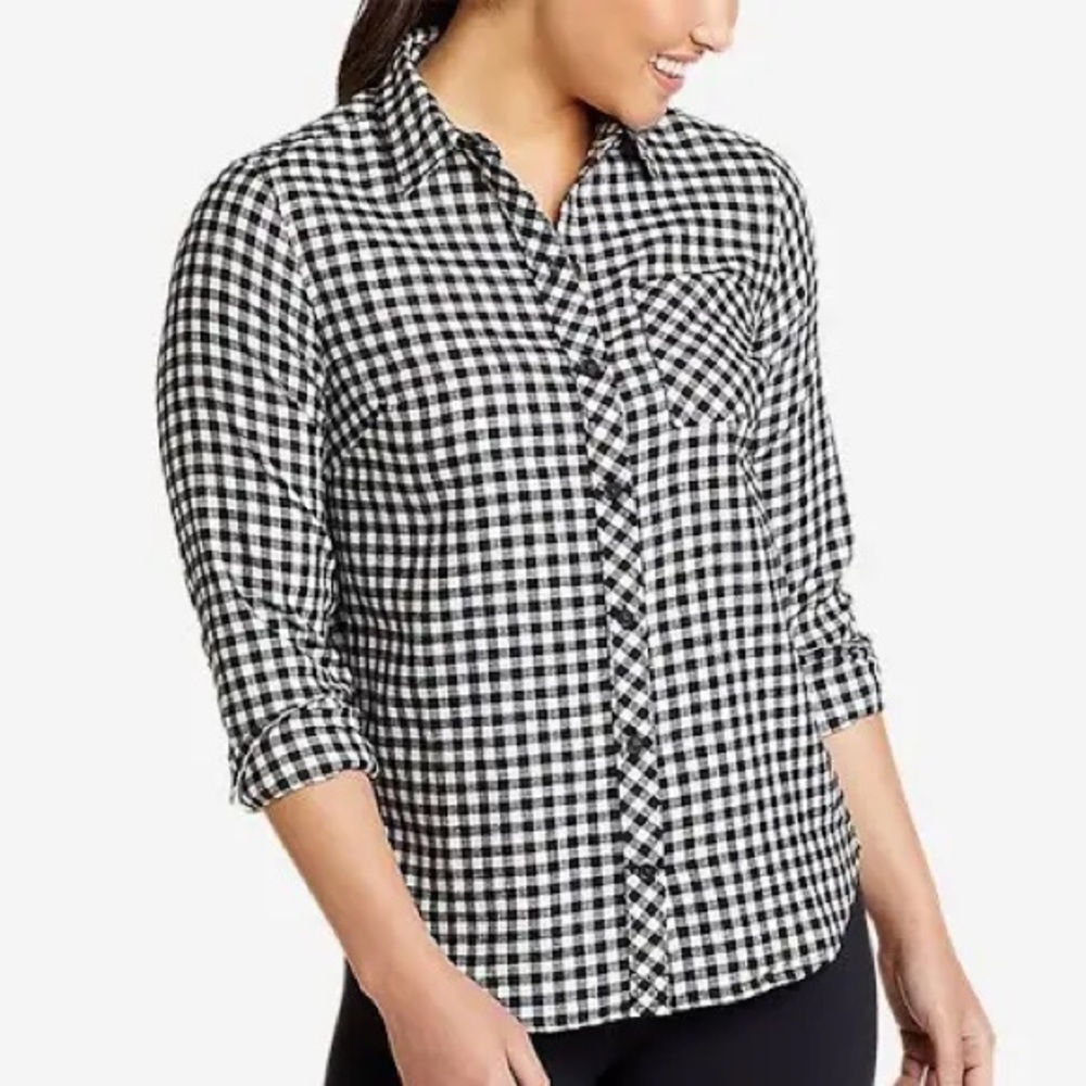 FOREVER21 | Plaid Gingham Flannel Women’s Small